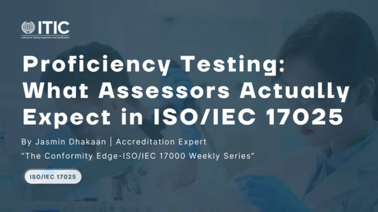 Proficiency Testing: What Assessors Actually Expect in ISO/IEC 17025